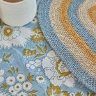 Bonheur du jour, Nappe rectangle 170x250 -Vishnu Blue