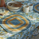 Bonheur du jour, Nappe rectangle 170x250 -Vishnu Blue