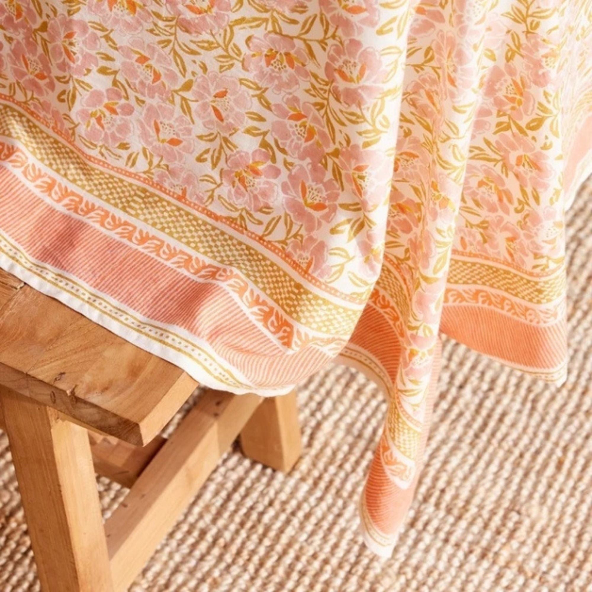 Bonheur du jour, Nappe rectangle 170x250 - Petunia Rose