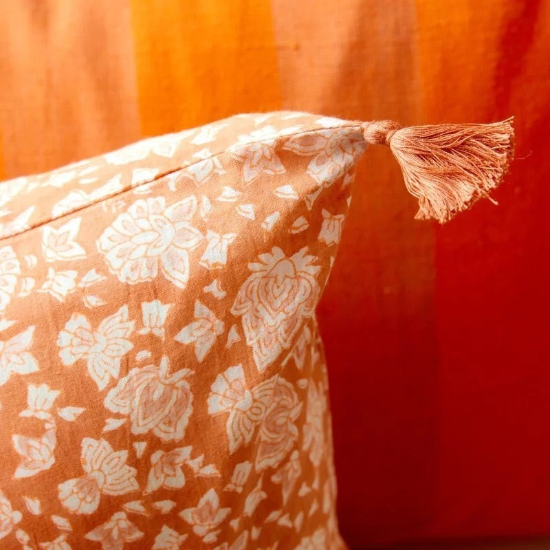  Bonheur du jour, Housse de coussin 50x35 - Arushi Pumpkin