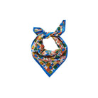 Bonheur du jour, Petit Foulard - Patchy Bleu