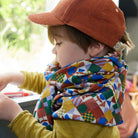 Bonheur du jour, Petit Foulard - Patchy Bleu