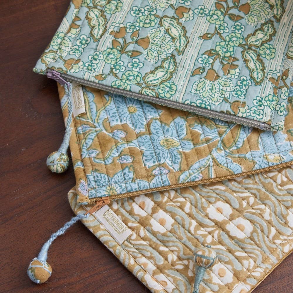 Bonheur du jour, Petite pochette - Lotus Kaki