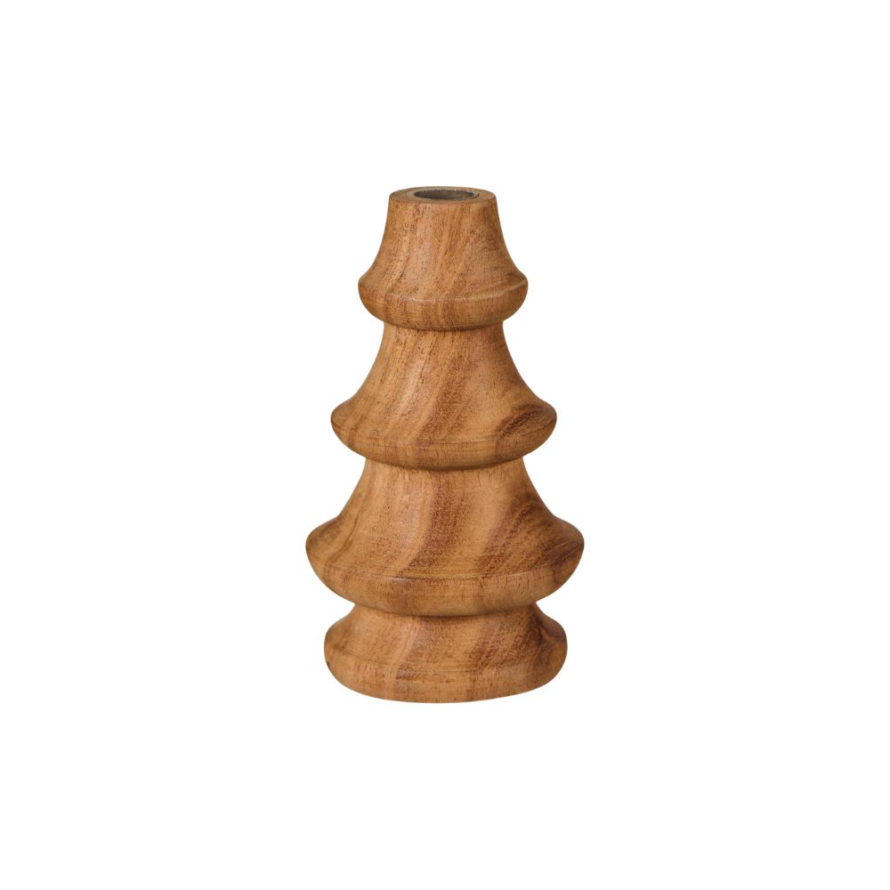 Ib Laursen, Bougeoir en bois - Sapin de Noël