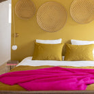 Brun de Vian Tiran, Plaid Mohair - Fuchsia