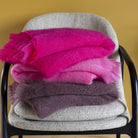 Brun de Vian Tiran, Plaid Mohair - Fuchsia
