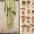 Brun de Vian Tiran, Plaid Mohair - Olive