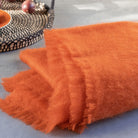Brun de Vian Tiran, Plaid Mohair - Tangerine