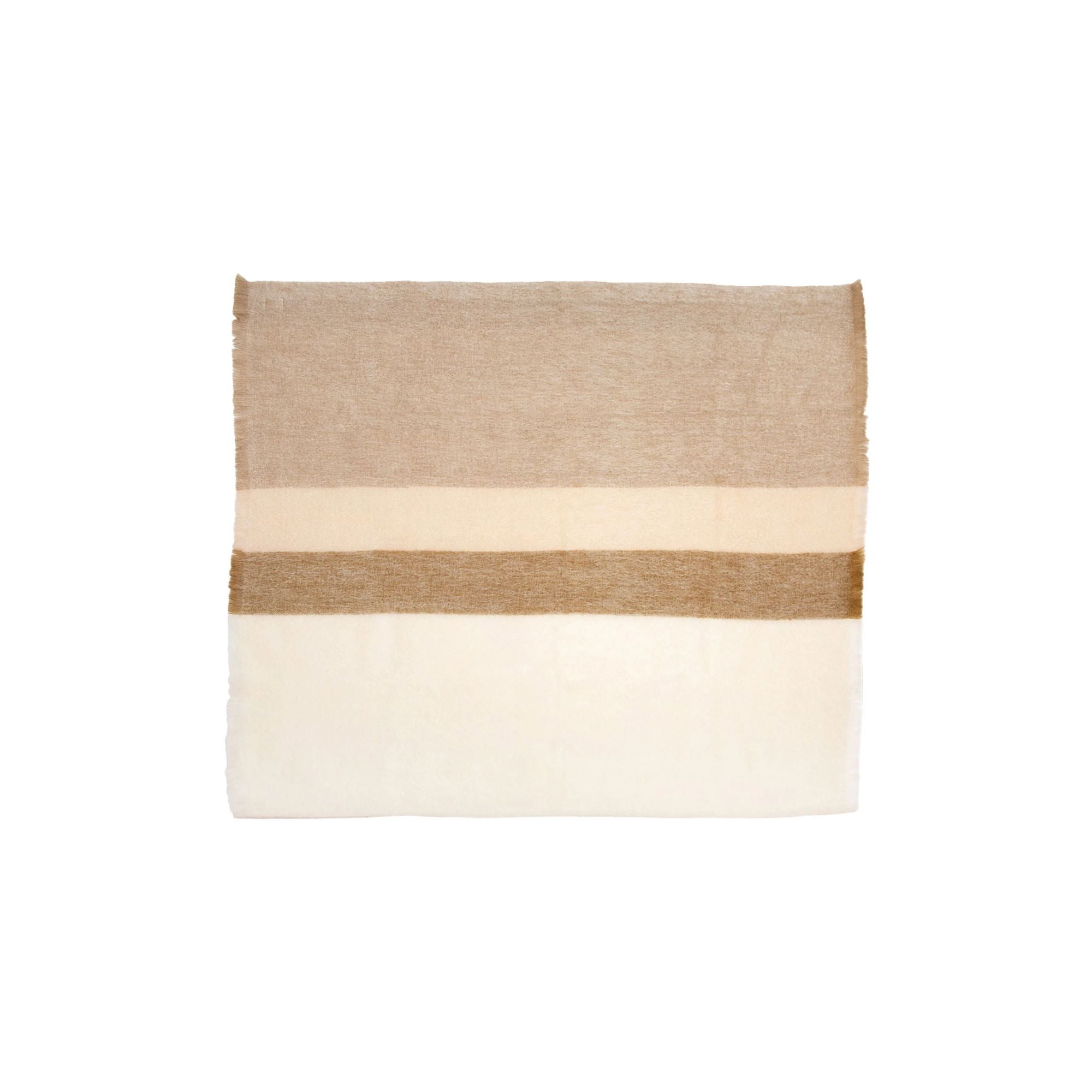 Brun de Vian Tiran, Plaid Mohair Dessins - Carreaux Pyrénées