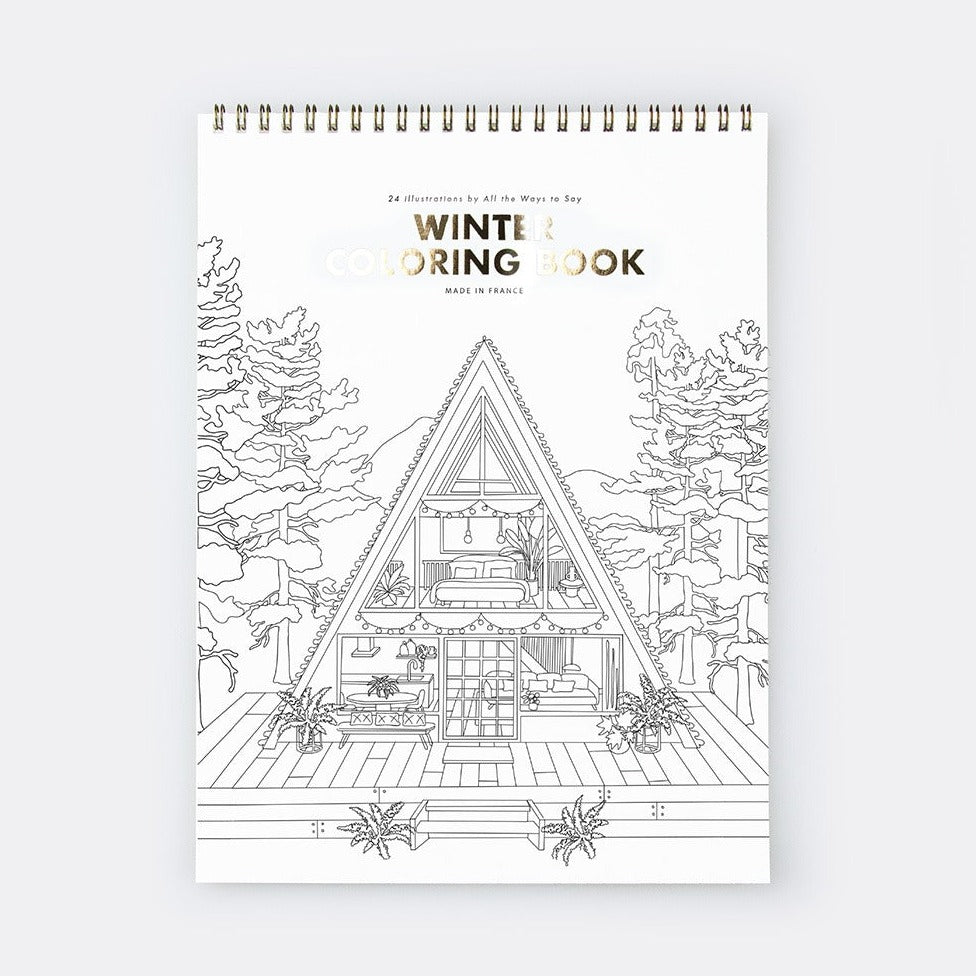 Coloring book All The Ways to Say - Winter