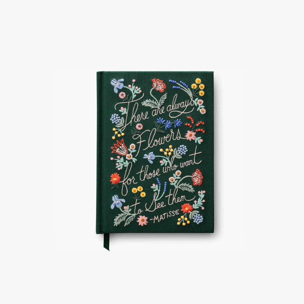 Journal brodé Rifle Paper Co. - There Are Always Flowers