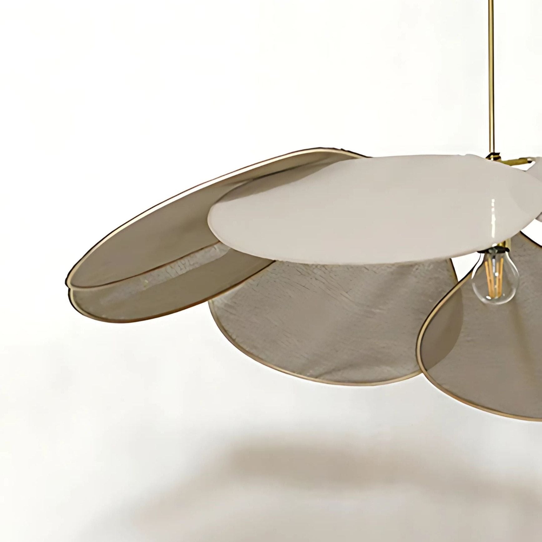 Suspension Centieme, Pale L'originelle Georges Store M 120cm - Albâtre 