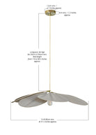 Suspension Centieme, Georges Store, Pale L'originelle S 80cm - Albâtre