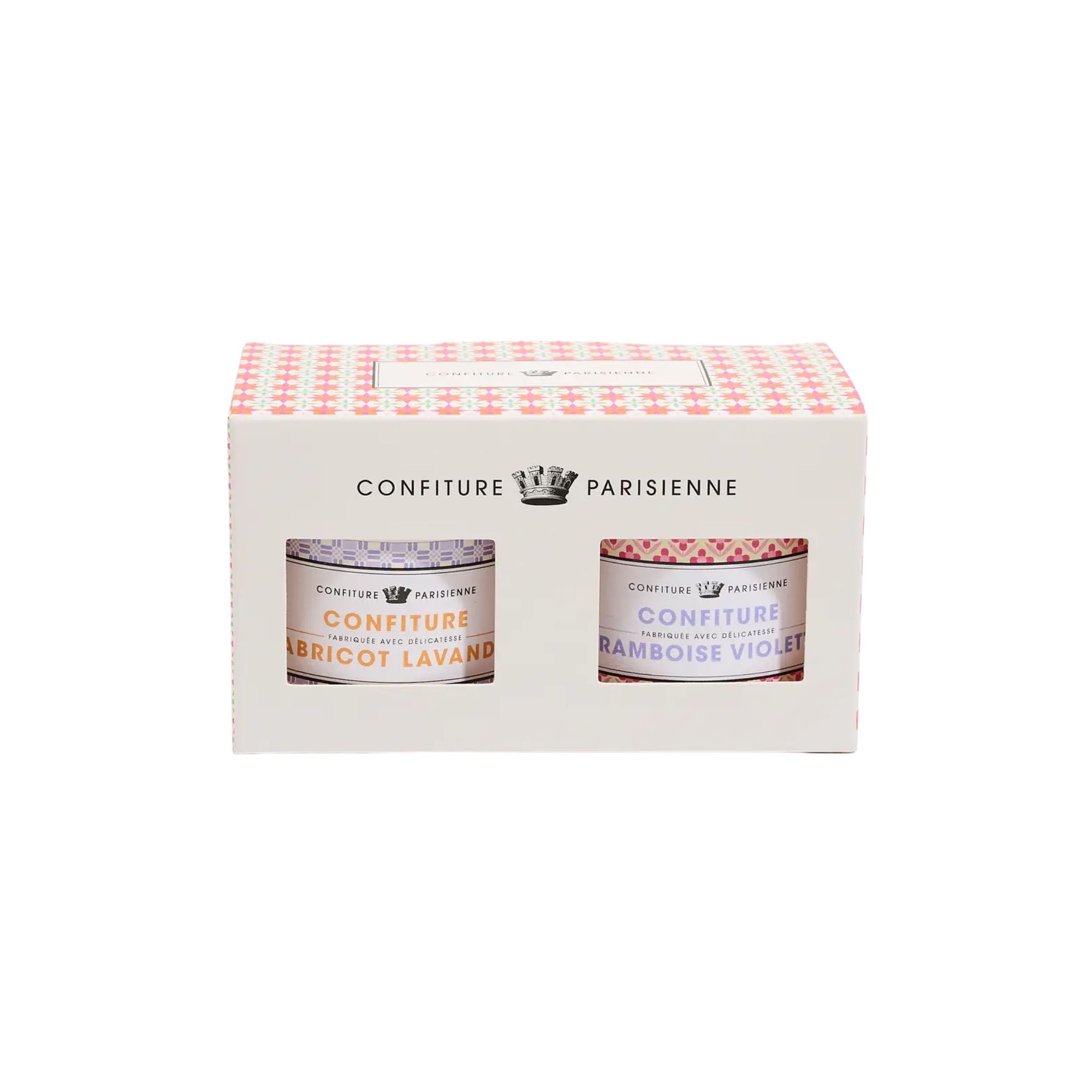 Confiture Parisienne, Coffret Confiture - Abricot Lavande et Framboise Violette