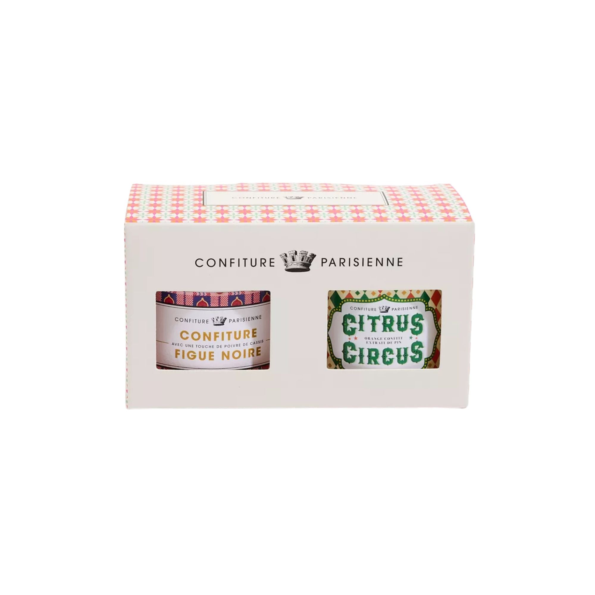 Confiture Parisienne, Coffret Confiture -  Figue Noir & Orange Confite