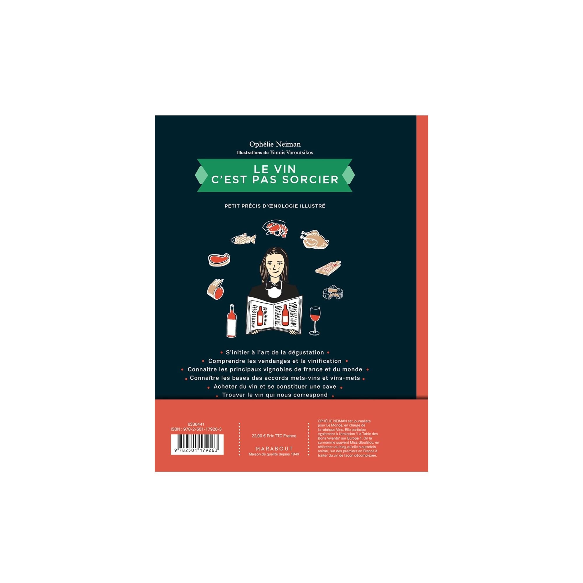 Editions Marabout, Le vin c'est pas sorcier - Ophélie Neiman