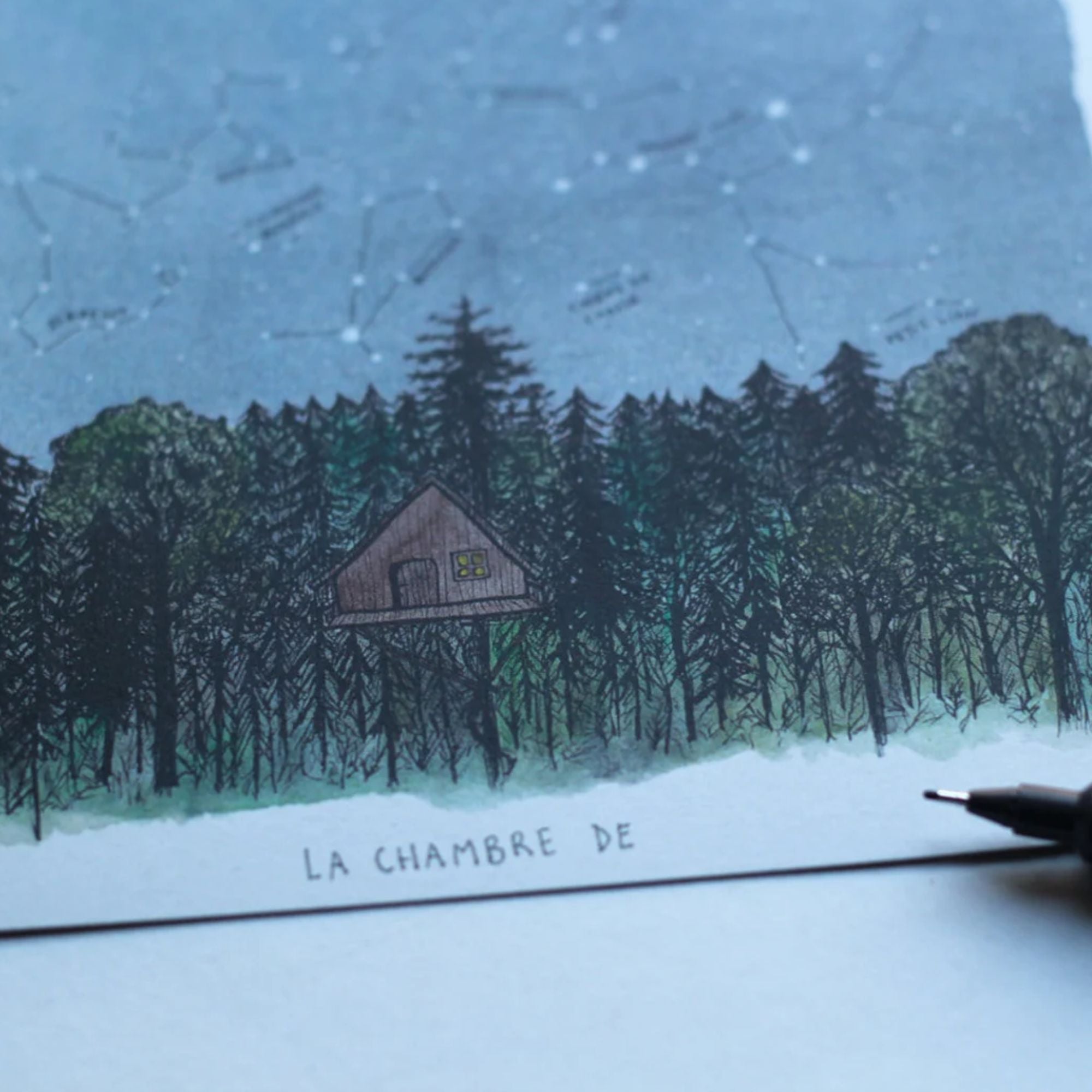 Ellimac Pinson, Grande carte A5 - Constellation