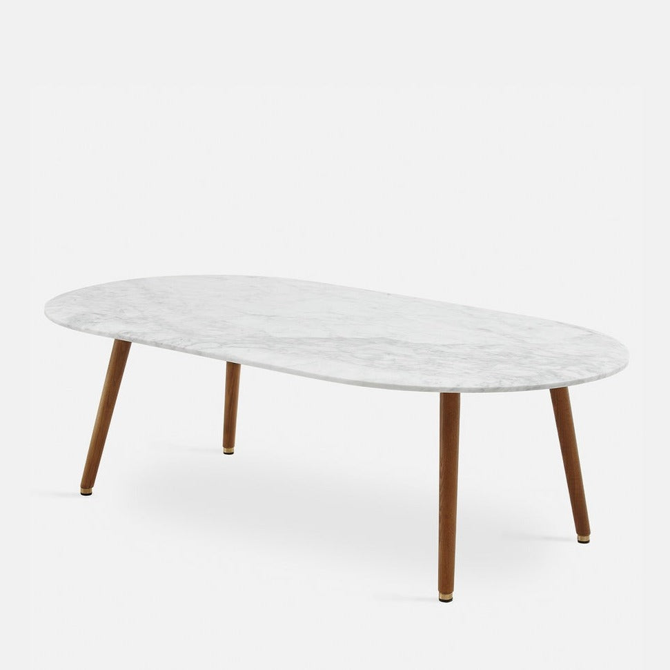 Table basse longue 366 Concept - Marble Blanc