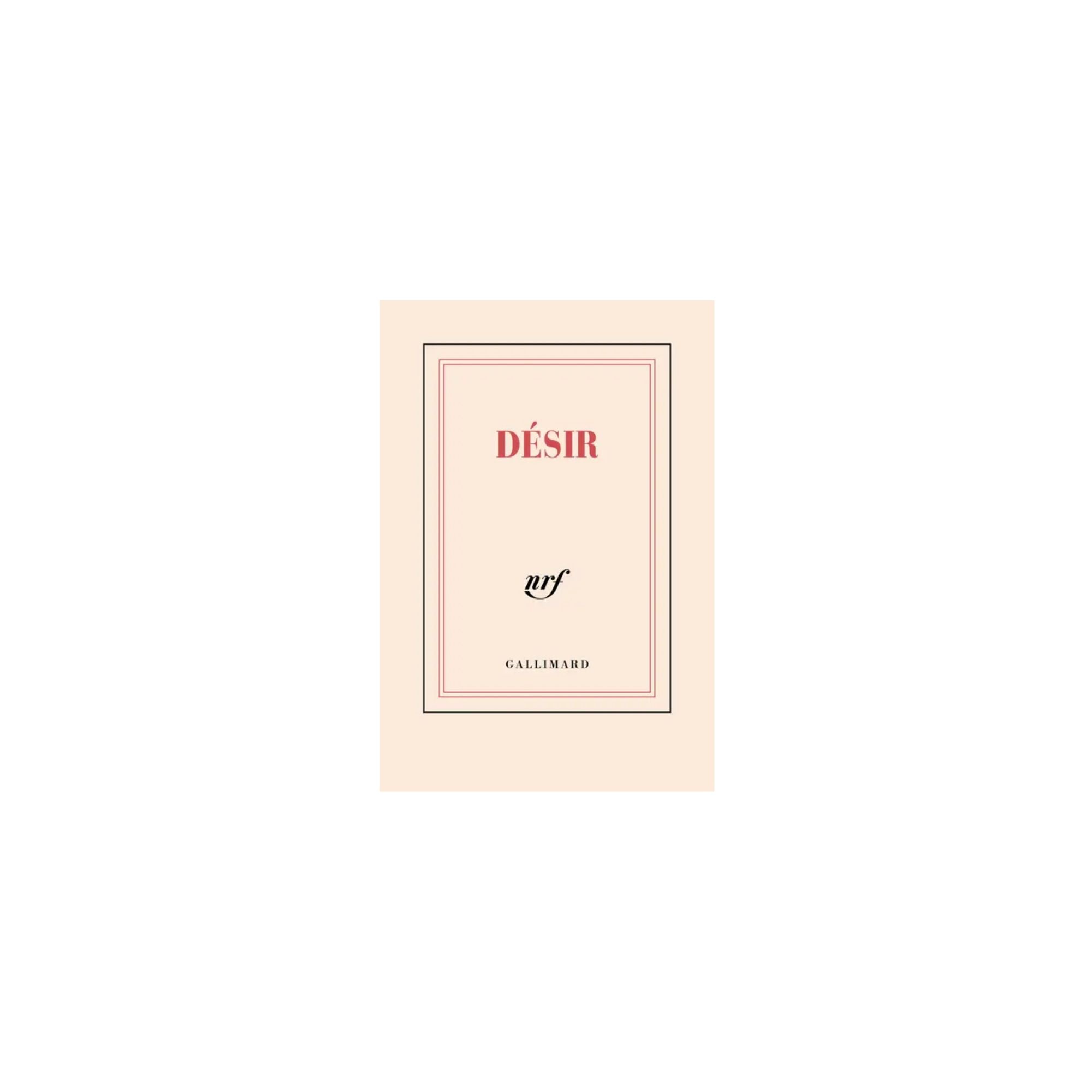Gallimard, Carnet de poche- Désir