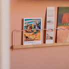 Gllu, Étagère Super Poses Onde Rose Clair - Grande (80cm)