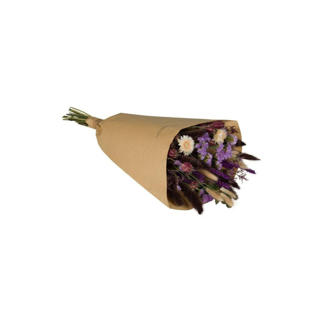 Grand bouquet champêtre de fleurs séchées Wildflowers by Floriette- Violet des prés