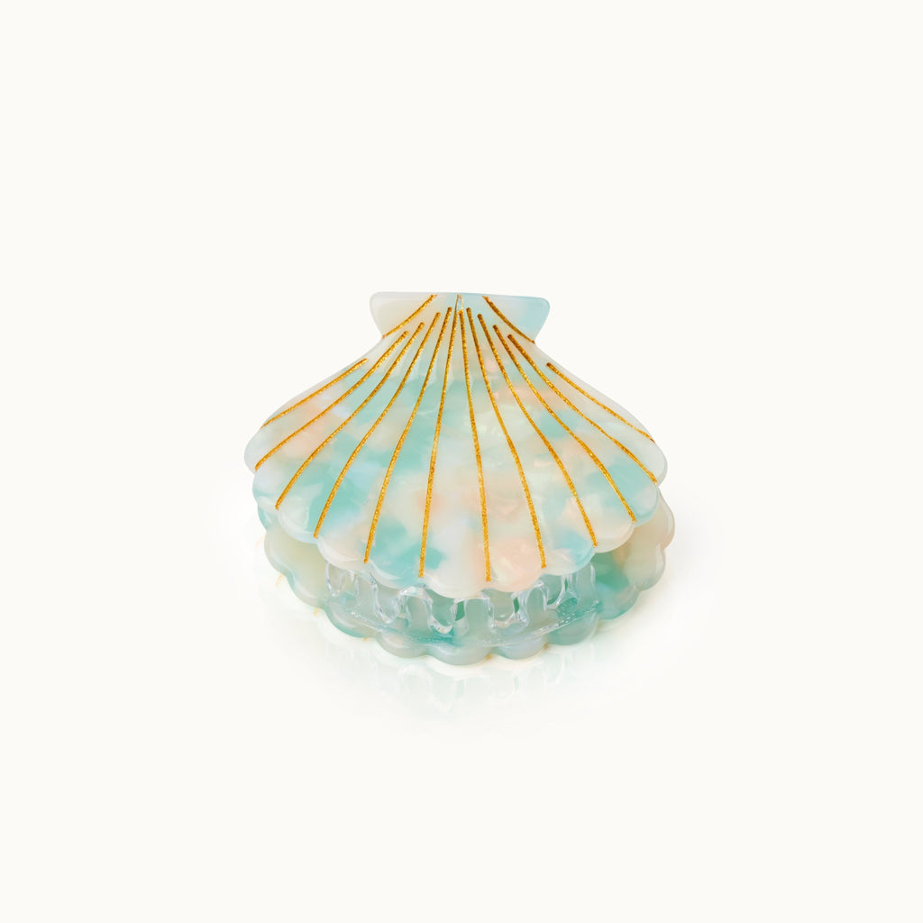 Pince by Vivi. - Coquillage Turquoise