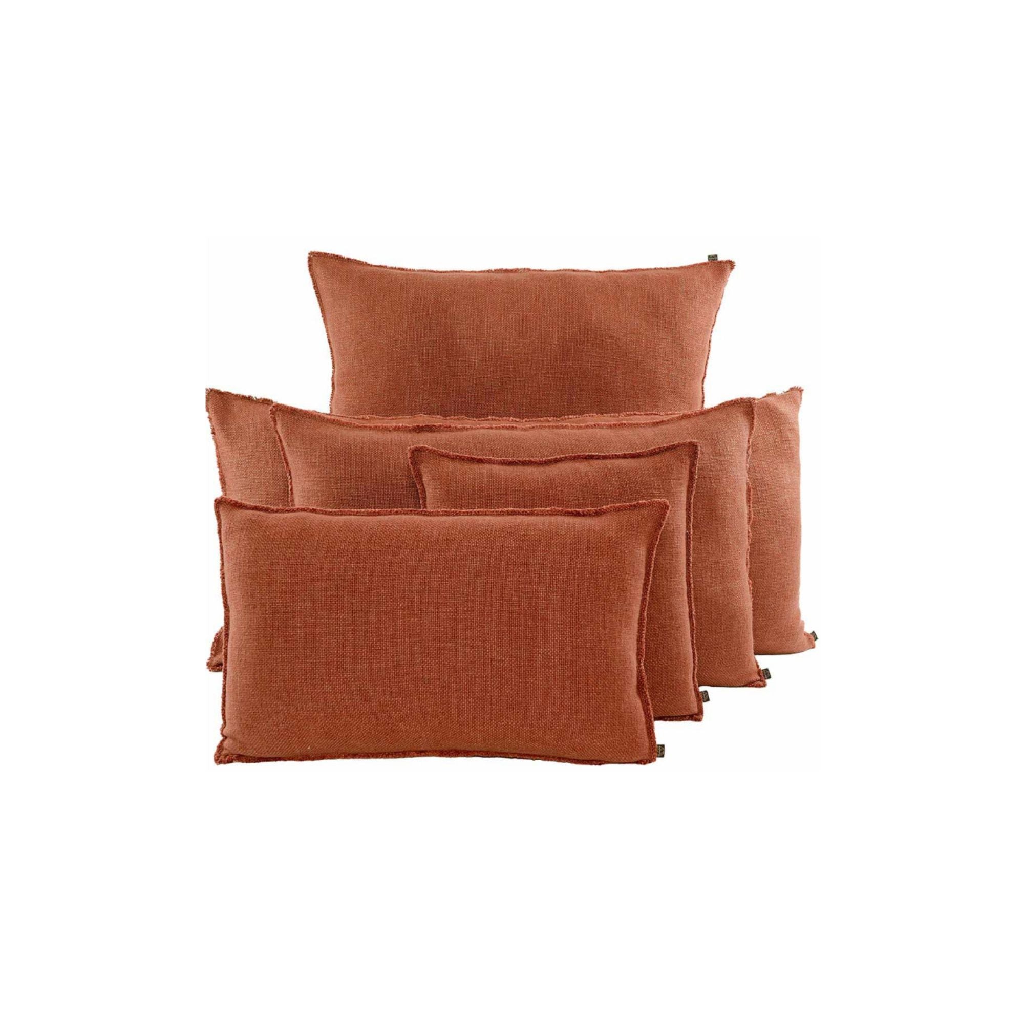 Haomy, Housse de coussin - California Brick - Carré 45 x 45 cm