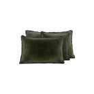 Haomy, Housse de coussin - Kobe Kaki- Carré 45 x 45 cm