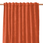 Haomy, Rideau en velours 135x300 cm - New Delhi Brick