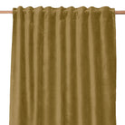 Haomy, Rideau en velours 135x300 cm - New Delhi Olive