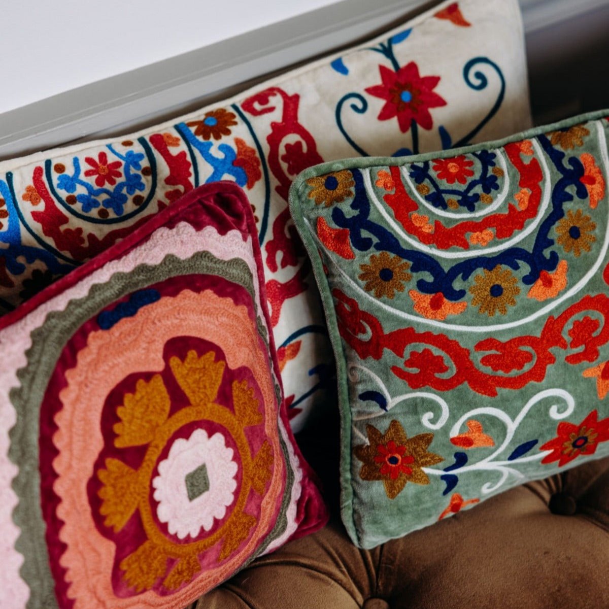 Housse de coussin Jamini Design - Navi Sauge - Carre