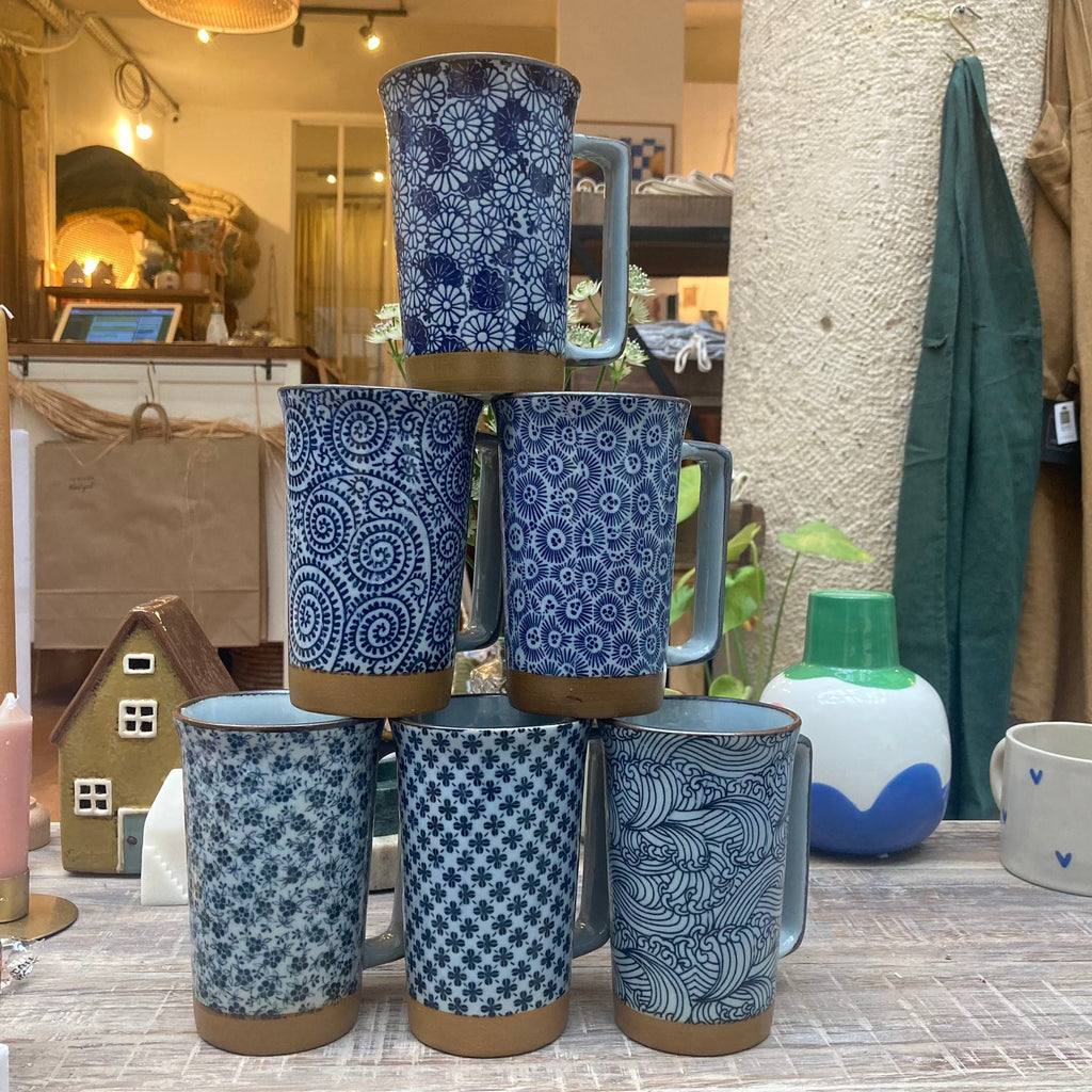 Porcelaine japonaise - Grand mug trèfle