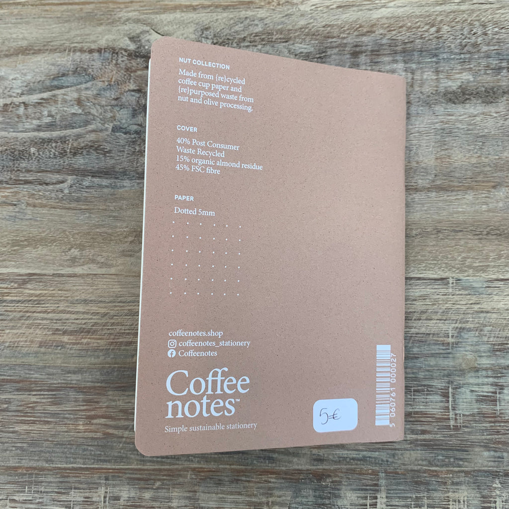 Carnet de poche Coffeenotes - Nut Latte Pointillés