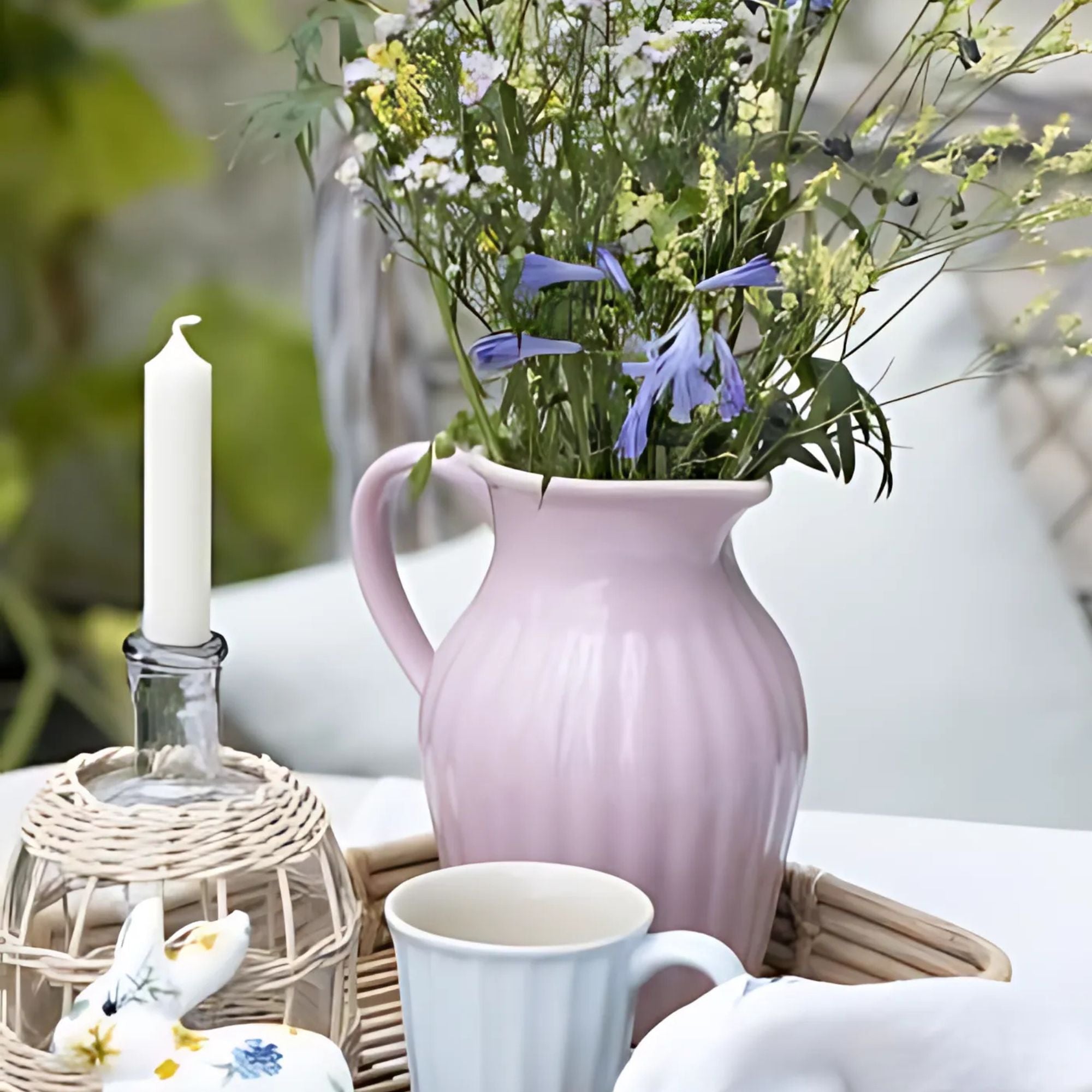 Ib Laursen, Lot de 5 bougies chandelle - Ivoire