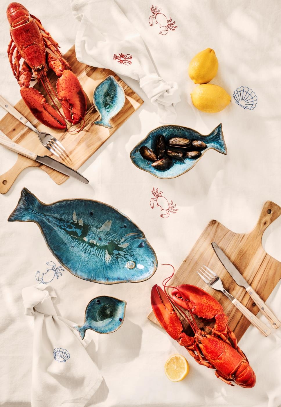 Ib Laursen, Serviette de table - Homard