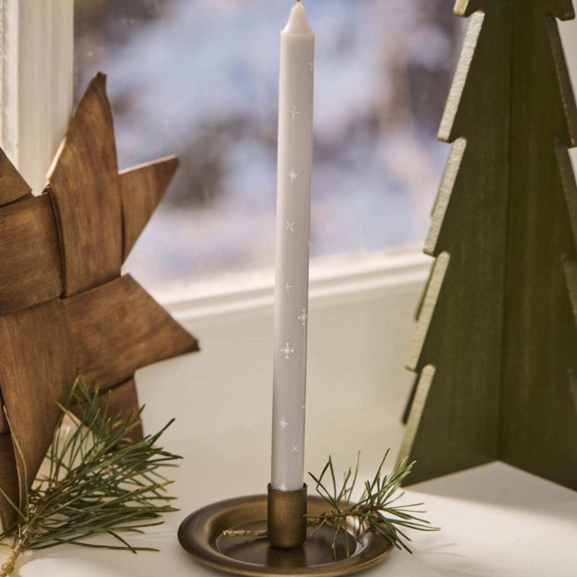 Ib Laursen, Bougeoir pour bougies fines en métal - Bronze