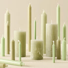 Ib Laursen, Lot de 5 bougies chandelle - Green Tea 