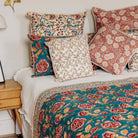 Jamini Design, Housse de coussin 40x40- Anima Coral