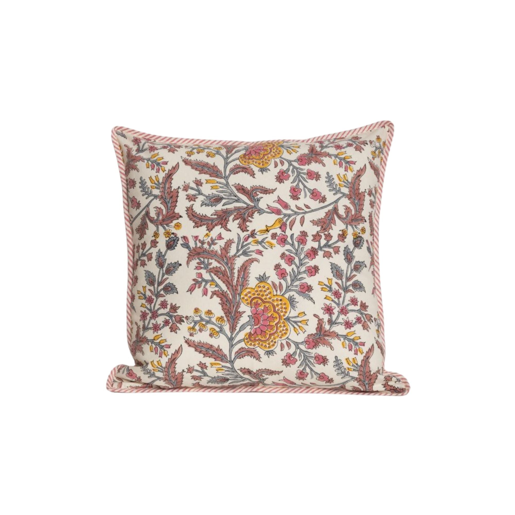 Jamini Design, Housse de coussin 40x40- Archana Coral