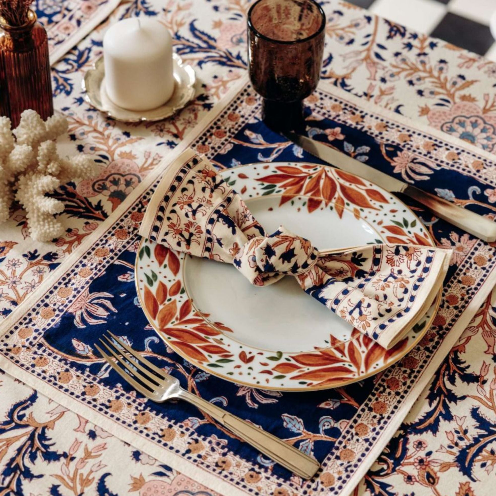 Jamini Design, Set de table - Dinty Navy