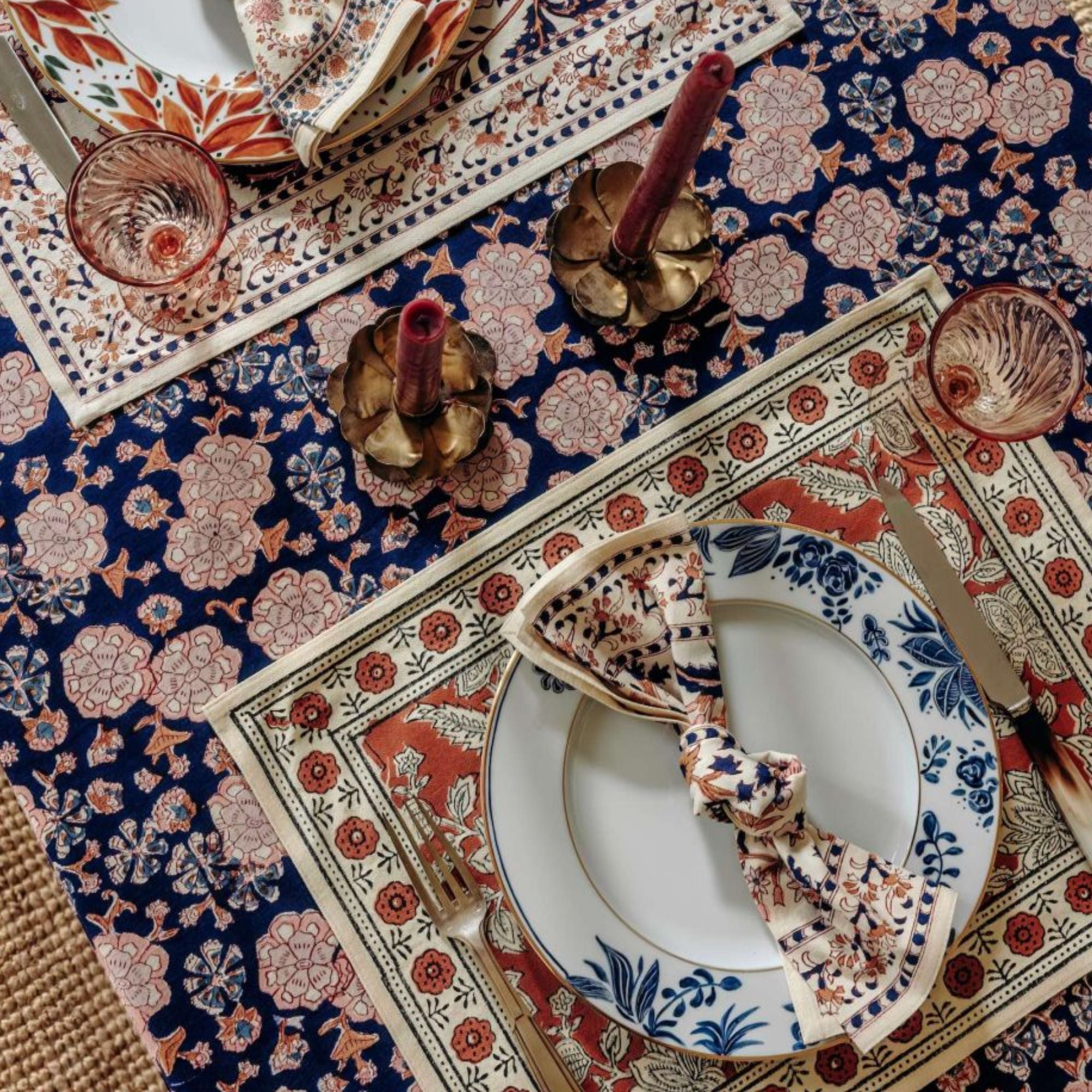 Jamini Design, Set de table - Rang Rust