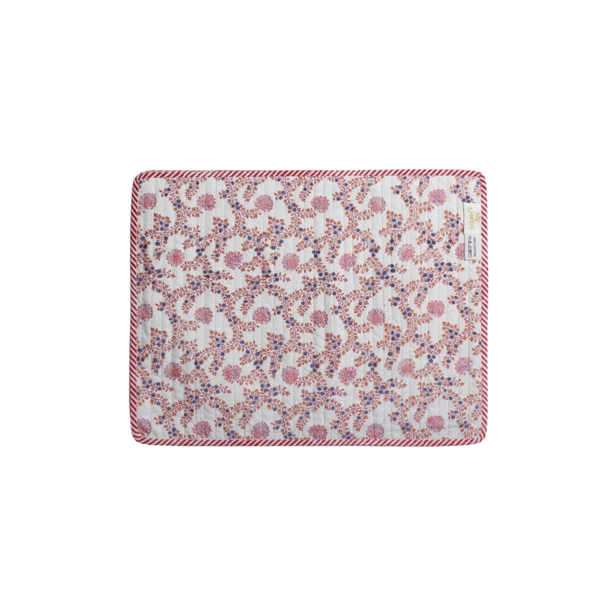 Jamini Design, Set de table matelassé - Lita Kaki