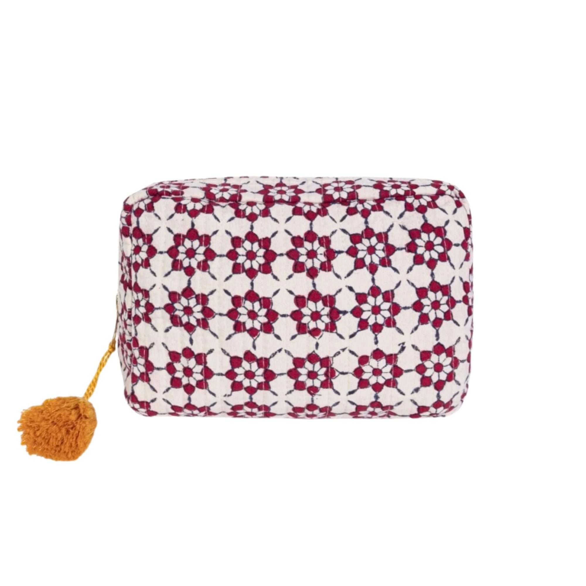 Jamini Design , Trousse moyenne - Phool Rouge
