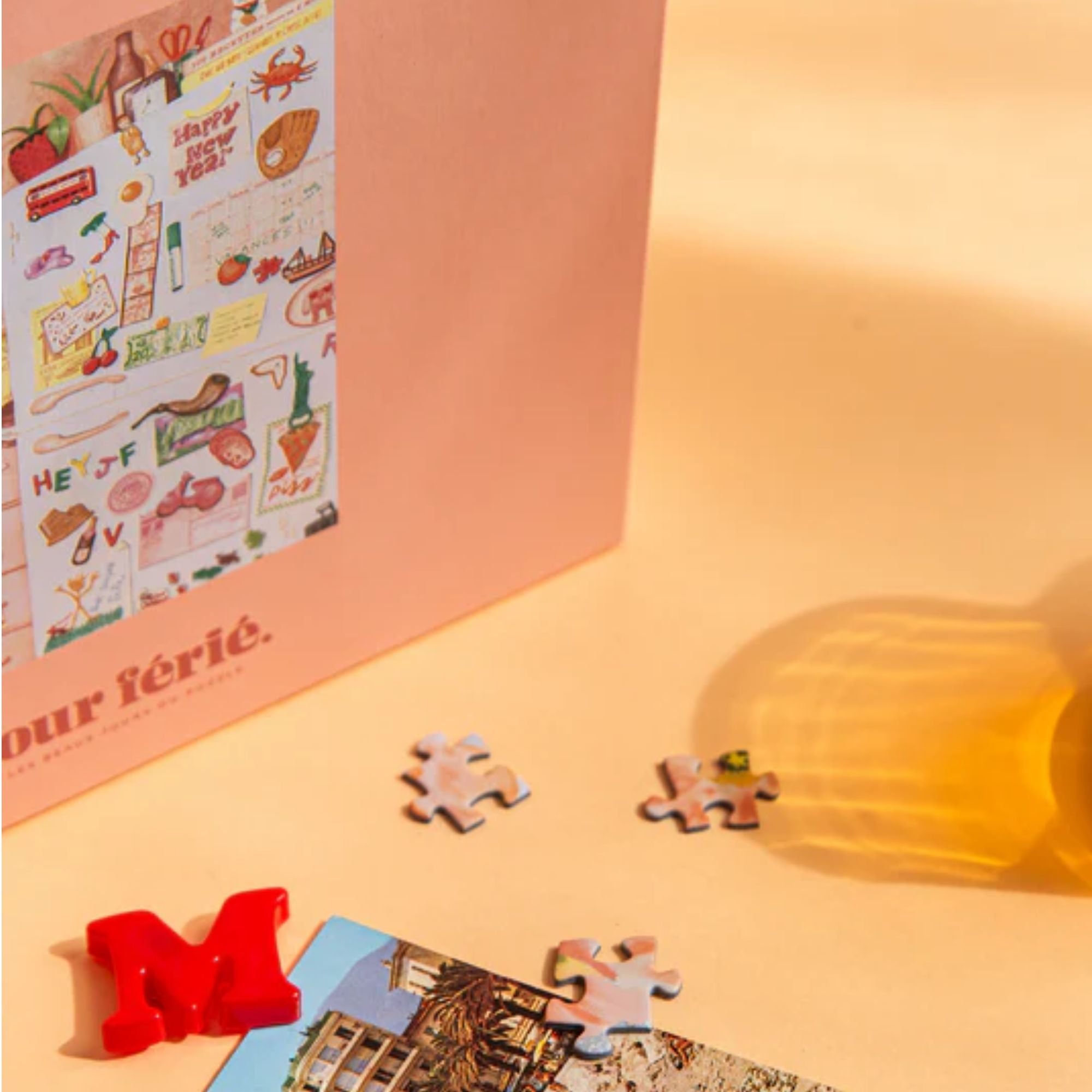 Jour Férié, Puzzle 1000 pièces - La porte de frigo