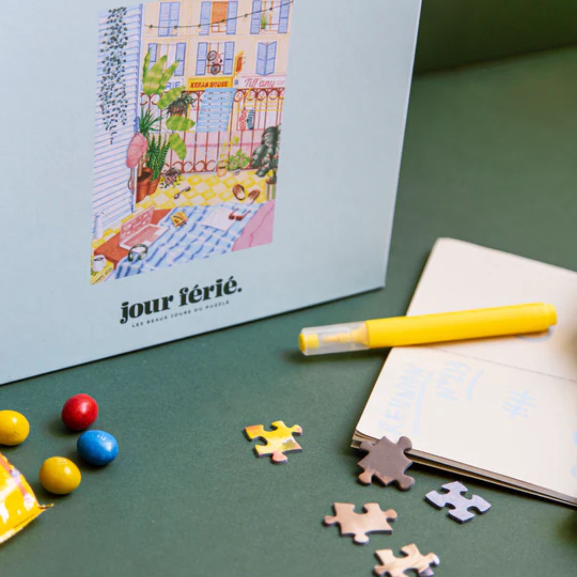 Jour Férié, Puzzle 1000 pièces - La classe verte