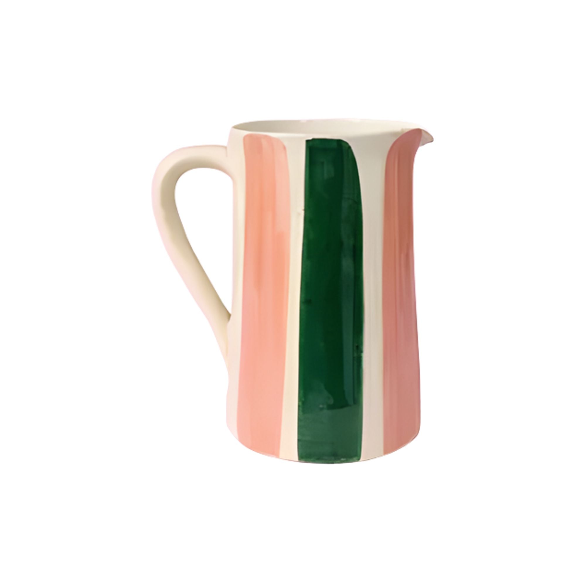 Kult Collection,Carafe en céramique - Rose et Verte