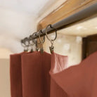 L'effet Papillon, Rideau en gaze de coton 140x300 cm - Rose