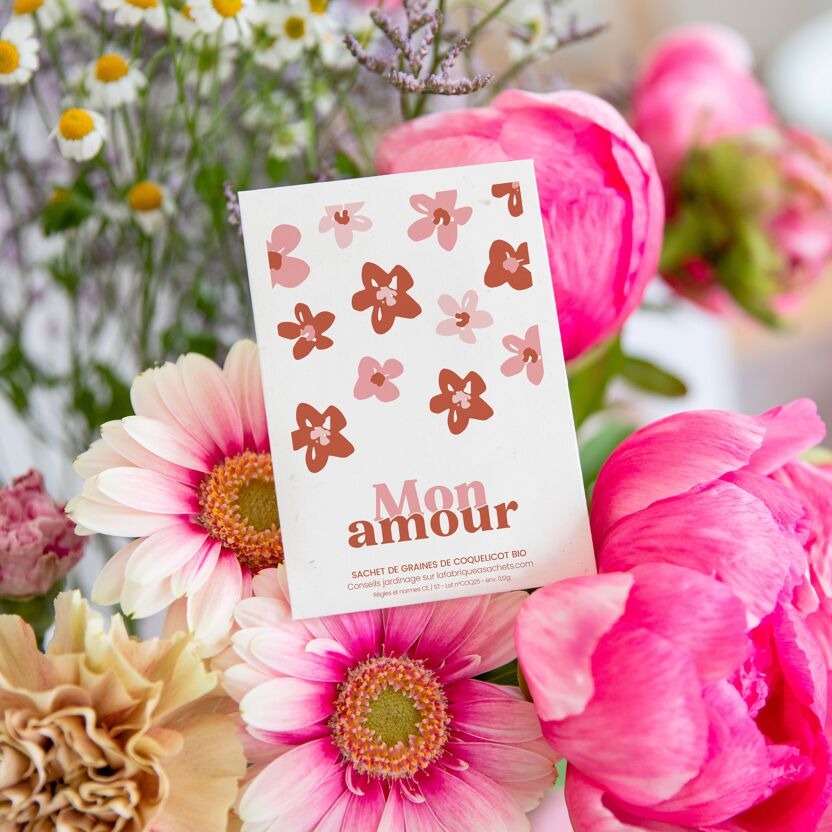 La Fabrique à Sachets, Sachet de graines de Coquelicot - Mon amour