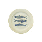Madam Stoltz - Assiette Poissons Bleu