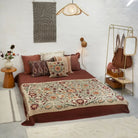 Madam Stoltz, Housse de coussin 50x50  - Suzani Sand